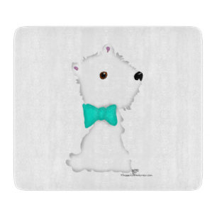 Planche À Découper Petit Westie assis