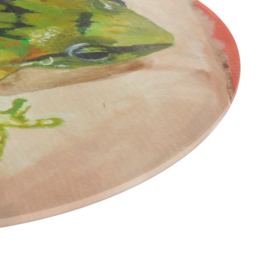 Planche À Découper Petite grenouille tropicale (Coin)