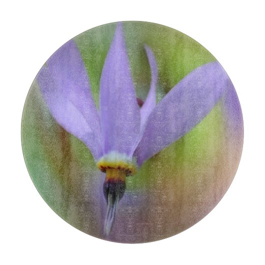 Planche À Découper Petite Lavande violette Fleur sauvage Nature (Devant)