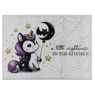 Planche À Découper Petite Licorne