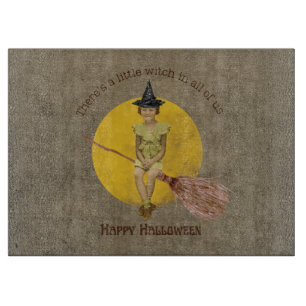 Planche À Découper Petite Sorcière En Nous Tous Halloween