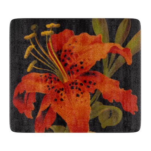 Planche à découper petite Tiger Lily (Devant)