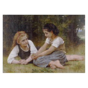 Planche À Découper Petites amies ramassent des noisettes, Les Noisett