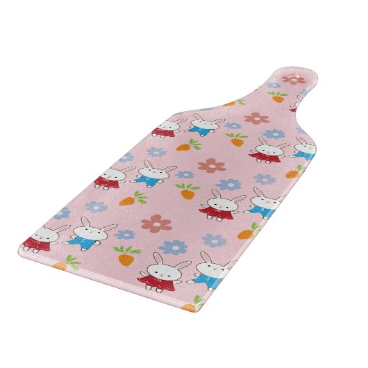 Planche À Découper Petits lapins motif (Coin)
