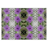 Planche À Découper Pétunias mexicains et treillis (Devant)