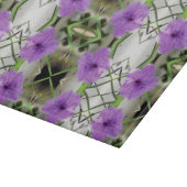 Planche À Découper Pétunias mexicains et treillis (Coin)