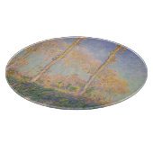 Planche À Découper Peupliers, paysage impressionniste, Claude Monet (Coin)