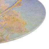 Planche À Découper Peupliers, paysage impressionniste, Claude Monet (Coin)