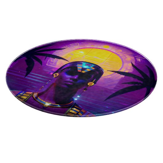 Planche À Découper Pharaon Synthwave (Coin)