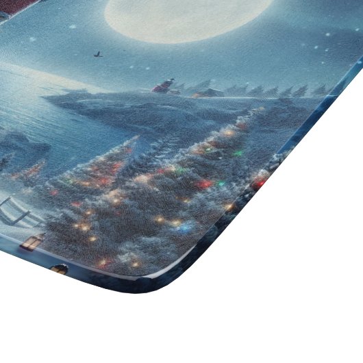 Planche À Découper Phare de Noël nautique (Coin)