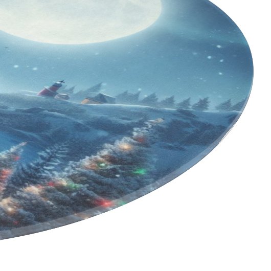 Planche À Découper Phare de Noël nautique (Coin)