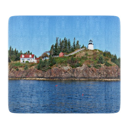 Planche À Découper Phare de Owls Head, Maine Cutting Board (Devant)