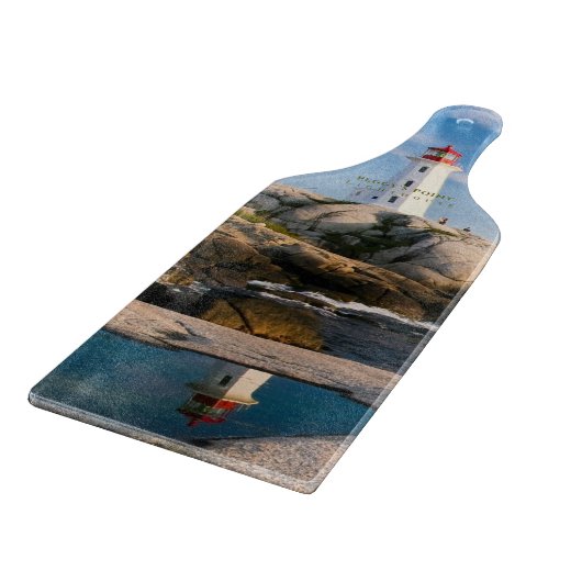 Planche À Découper Phare de Peggys Point Canada atlantique (Coin)