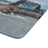 Planche À Découper Phare de Winter Harbour, Maine Cutting Board (Coin)