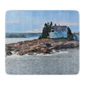 Planche À Découper Phare de Winter Harbour, Maine Cutting Board (Devant)