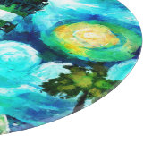 Planche À Découper Phare Tropical & Palm Trees Impressionniste (Coin)