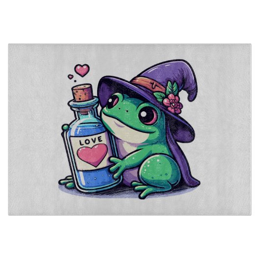 Planche À Découper philtre d'amour kawaii sorcière (Devant)