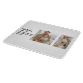 Planche À Découper Photo Collage moderne Happy Fête des pères Cadeau (Coin)