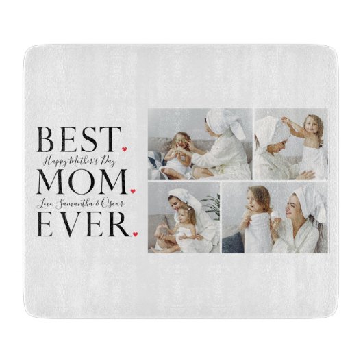 Planche À Découper Photo de collage moderne (Devant)