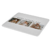 Planche À Découper Photo de collection moderne et Fête des pères heur (Coin)