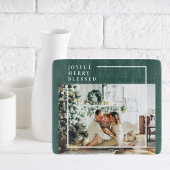 Planche À Découper Photo de famille moderne | Joyeux Joyeux Joyeux Bé