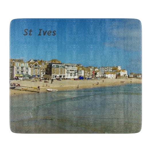 Planche À Découper Photo de St Ives les Cornouailles Angleterre (Devant)
