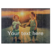 Planche À Découper Photo et texte faits sur commande (Devant)