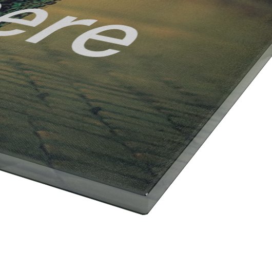 Planche À Découper Photo et texte faits sur commande (Coin)