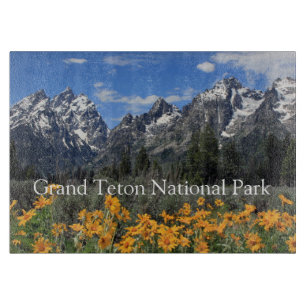 Planche À Découper Photo Grand Teton Springtime Souvenir