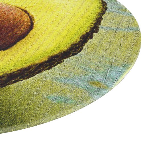 Planche À Découper Photo "Half Avocado" Cute. Commandez dès maintenan (Coin)