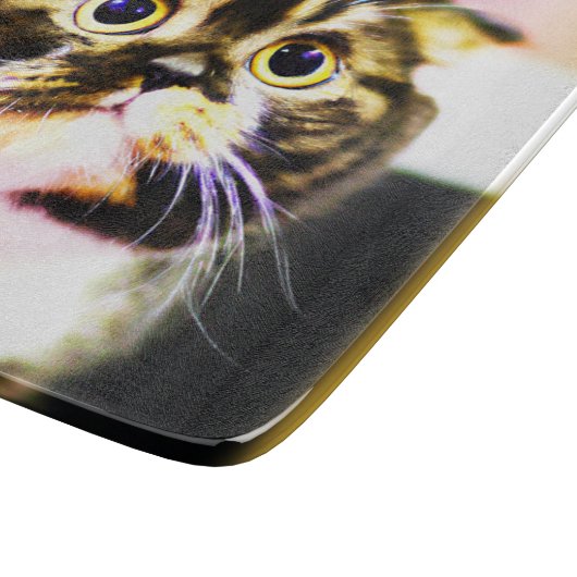 Planche À Découper Photo Hilarious d'un Chat Drôle. Commandez dès mai (Coin)