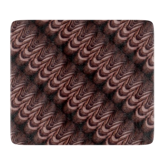 Planche À Découper Photo intéressante, tuiles de toit avec perspectiv (Devant)