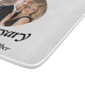 Planche À Découper Photo personnalisée du Joyeux anniversaire moderne (Coin)