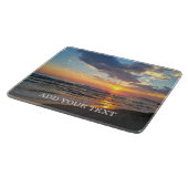 Planche À Découper Photo personnalisée et texte facultatif personnali (Coin)