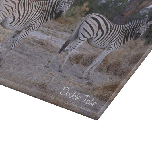 Planche À Découper Photo Zebra Double Take (Coin)