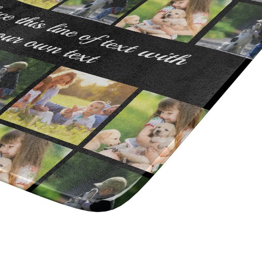 Planche À Découper photocollage et texte (Coin)