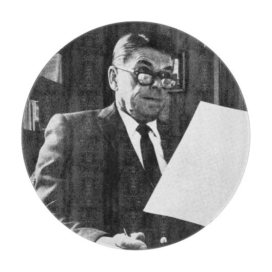 Planche À Découper Photographie de Ronald Reagan (Devant)