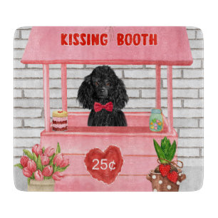 Planche À Découper Photomaton de la Saint-Valentin pour chien caniche