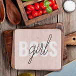 Planche À Découper Phrase moderne Pastel Rose fille Boss Phrase<br><div class="desc">Phrase moderne Pastel Rose fille Boss Phrase</div>