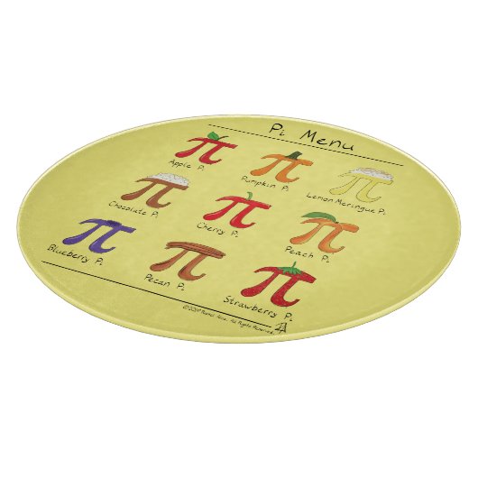 Planche À Découper Pi Symbole Menu Cute Math Enseignant (Coin)