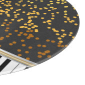 Planche À Découper Piano Keys Gold Pois Motif (Coin)