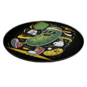 Planche À Découper Pickle Jouant au Pickleball (Coin)