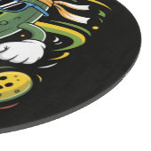Planche À Découper Pickle Jouant au Pickleball (Coin)