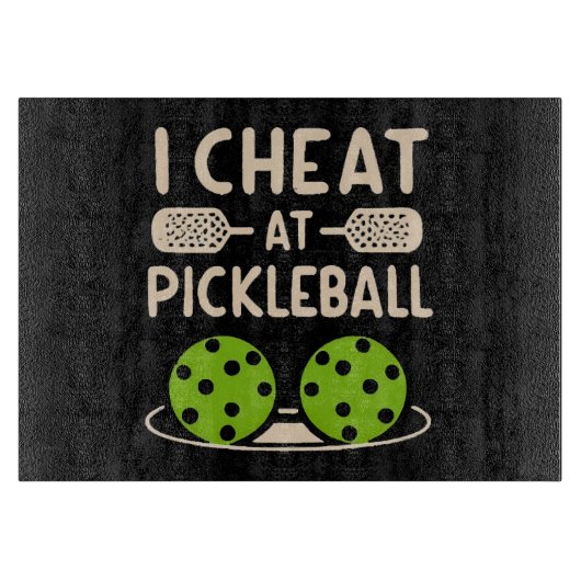 Planche À Découper Pickleball Drôle (Devant)