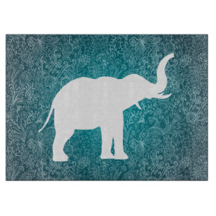 Planche À Découper Pictogramme de dessins d'éléphant