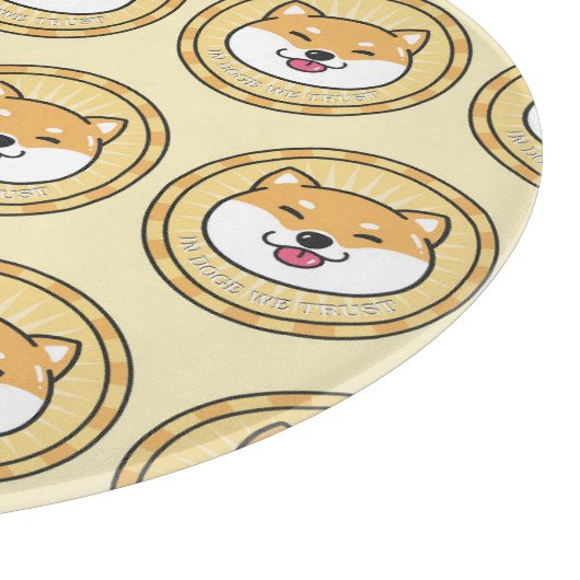 Planche À Découper Pièce de chien : Arrière - plan de devise de chiff (Coin)