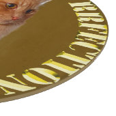 Planche À Découper Pièce Or Ginger Cat, Table Ronde (Coin)