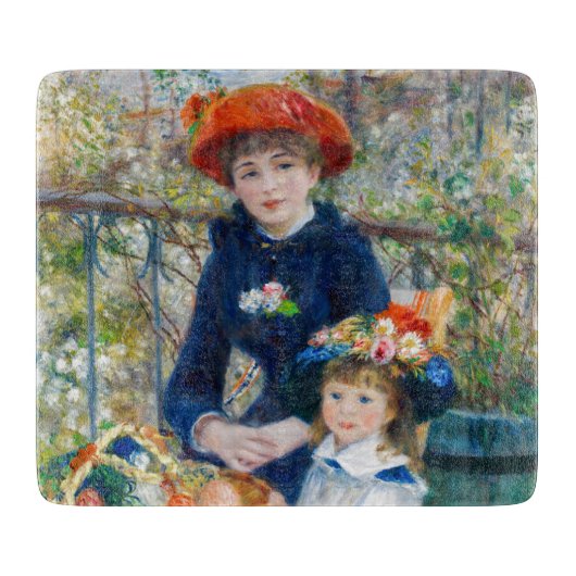 Planche À Découper Pierre-Auguste Renoir - Deux soeurs sur la terrass (Devant)