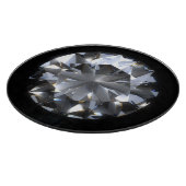 Planche À Découper Pierre de diamant : l'espace noir brille. (Coin)