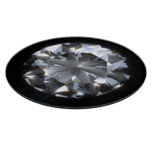 Planche À Découper Pierre de diamant : l'espace noir brille. (Coin)